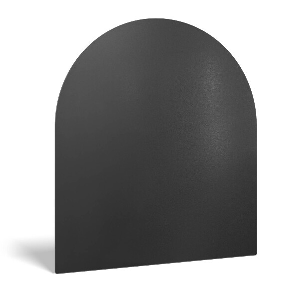 Plaque de sol pour poêle Semi-ovale acier noir