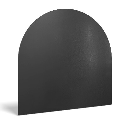 Plaque de sol pour poêle Semi-ovale acier noir