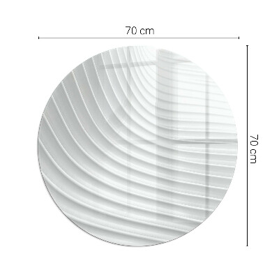 Plaque verre devant cheminée Des vagues de lignes délicates