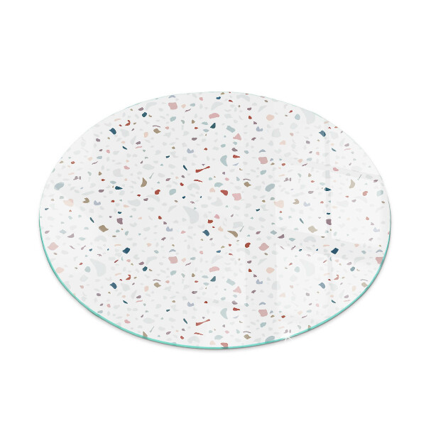 Plaque verre devant cheminée Motif avec de petites formes