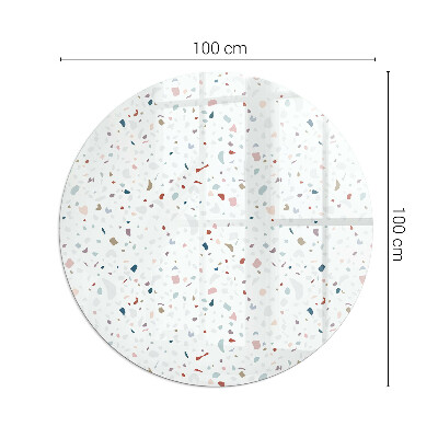 Plaque verre devant cheminée Motif avec de petites formes