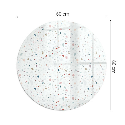 Plaque verre devant cheminée Motif avec de petites formes