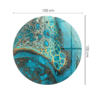 Plaque verre devant cheminée Motif organique abstrait