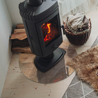 Plaque verre devant cheminée Texture de pierre naturelle