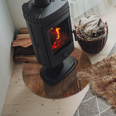 Plaque verre devant cheminée Texture de rouille sur le métal