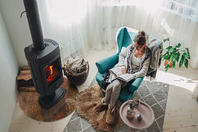 Plaque verre devant cheminée Texture de rouille sur le métal