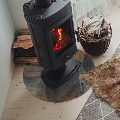 Plaque verre devant cheminée Motif de texture abstrait