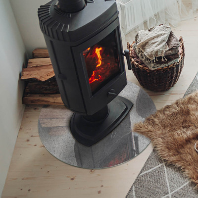 Plaque verre devant cheminée Texture de béton brut