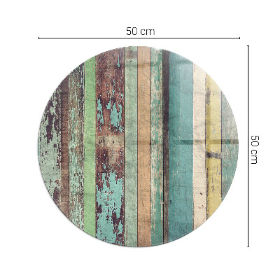 Plaque verre devant cheminée Des planches de différentes nuances