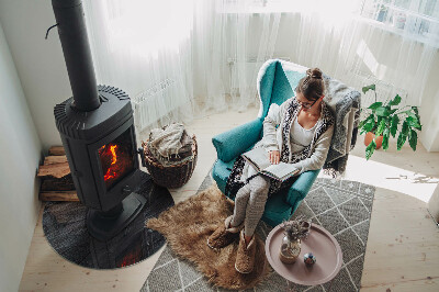 Plaque verre devant cheminée Texture de la surface de la pierre