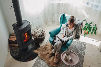 Plaque verre devant cheminée Texture de la surface de la pierre