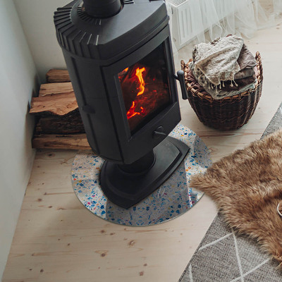 Plaque verre devant cheminée Motif de texture abstrait