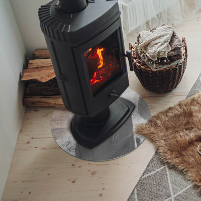 Plaque verre devant cheminée Texture de béton brut