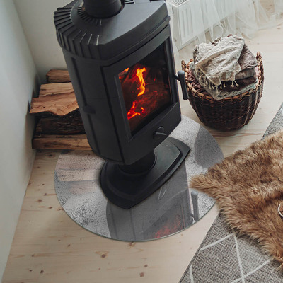 Plaque verre devant cheminée Texture de béton brut