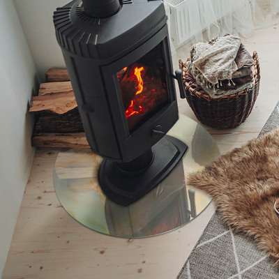 Plaque verre devant cheminée Motif de marbre abstrait