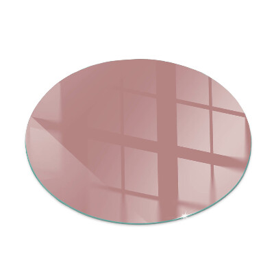 Plaque verre devant cheminée Couleur rose