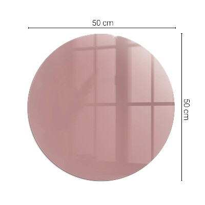 Plaque verre devant cheminée Couleur rose