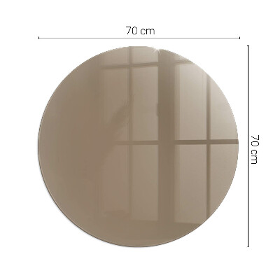 Plaque verre devant cheminée Couleur marron