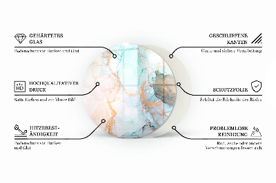 Plaque verre devant cheminée Couleur crème claire