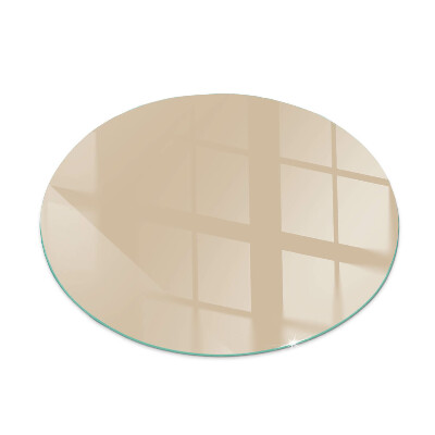Plaque verre devant cheminée Couleur beige