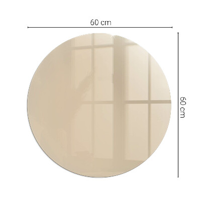 Plaque verre devant cheminée Couleur beige