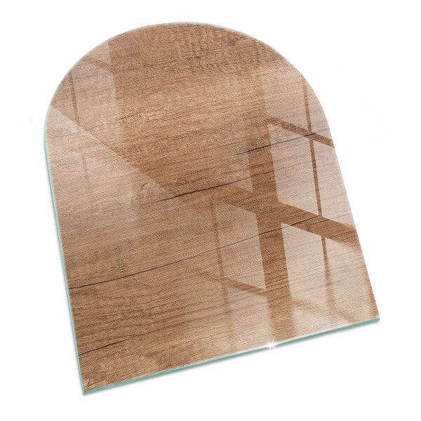Vitre sous poêle à bois Motif de forêt écologique
