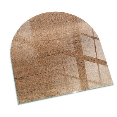 Vitre sous poêle à bois Motif de forêt écologique