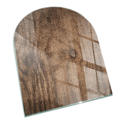 Vitre sous poêle à bois Motif de forêt rustique