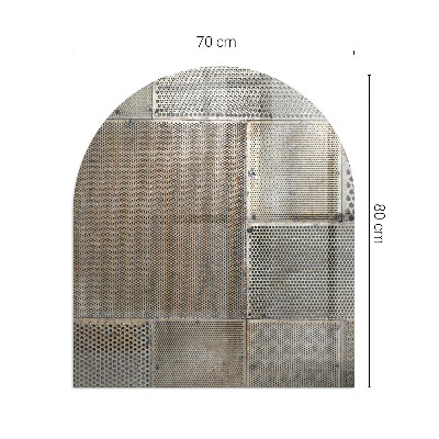 Vitre sous poêle à bois Motif de tôle ajourée