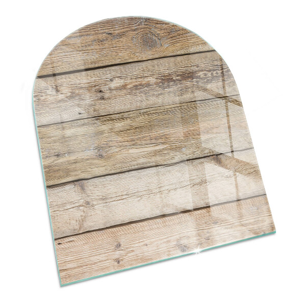 Vitre sous poêle à bois Motif de planche dans un arrangement harmonieux