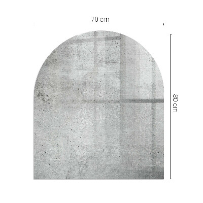 Vitre sous poêle à bois Motif en béton brut