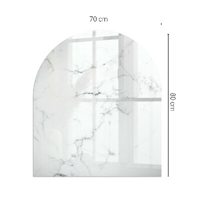Vitre sous poêle à bois Formes de marbre aux veines subtiles