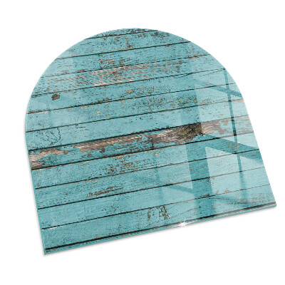 Vitre sous poêle à bois Motif de planche rustique