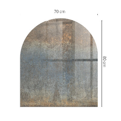 Vitre sous poêle à bois Motif abstrait avec texture