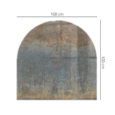 Vitre sous poêle à bois Motif abstrait avec texture