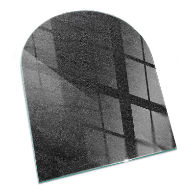 Vitre sous poêle à bois Motif de texture de pierre