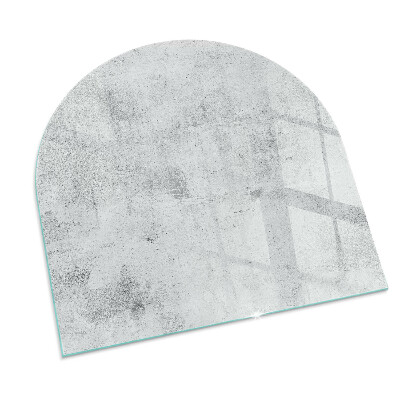 Vitre sous poêle à bois Motif en béton brut