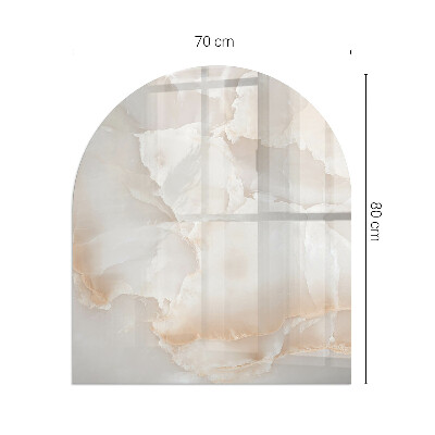 Vitre sous poêle à bois Un motif inspiré de la nature des pierres