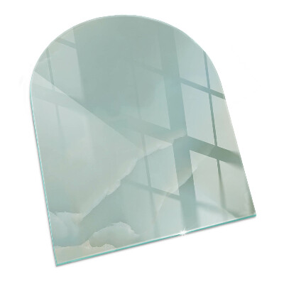 Vitre sous poêle à bois Motif marbré subtil