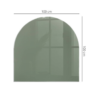 Vitre sous poêle à bois Couleur olive