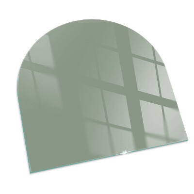 Vitre sous poêle à bois Couleur gris-vert