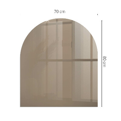 Vitre sous poêle à bois Couleur marron