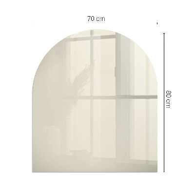 Vitre sous poêle à bois Couleur beige