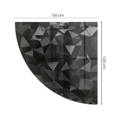 Plaque verre pour poêle Système géométrique multidimensionnel