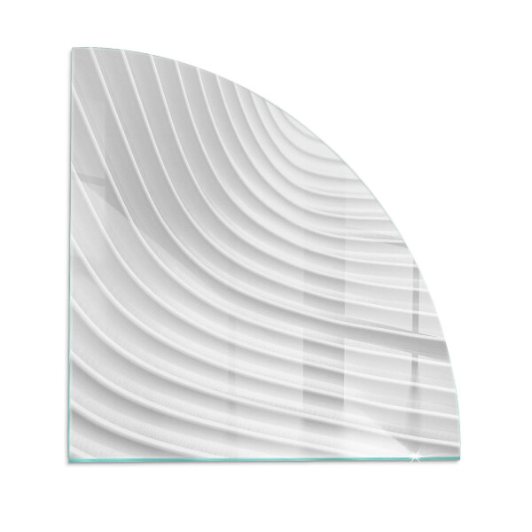 Plaque verre pour poêle Lignes délicates en mouvement