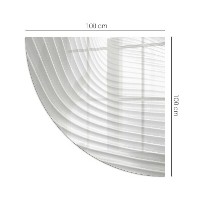 Plaque verre pour poêle Lignes délicates en mouvement