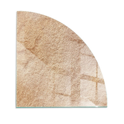 Plaque verre pour poêle Motif inspiré de la pierre