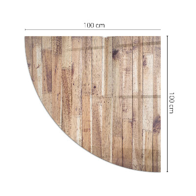 Plaque verre pour poêle Style géométrique en bois