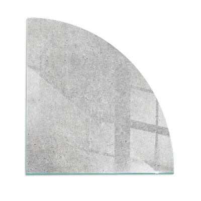 Plaque verre pour poêle Structure en béton brut