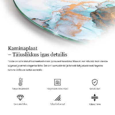 Plaque verre pour poêle Le motif du grain sur la planche